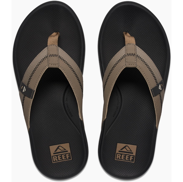 2026 Reef Mens Cushion Phantom 2.0 Sandals CJ5513 - Fossil / Raven